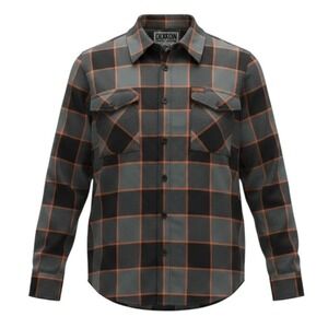 Dixxon Flannel Company The 1903 Shirt Womens S Grey Black Orange Limited Release